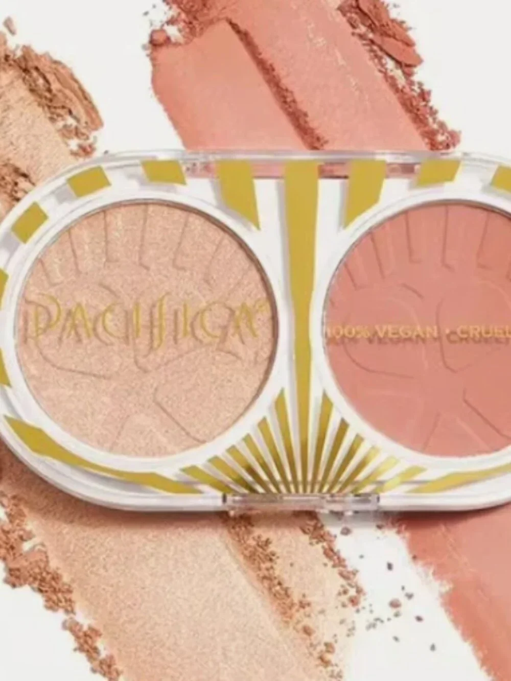 NWT NIB Pacifica Glimmer Shimmer Highlighter & Blush Duo